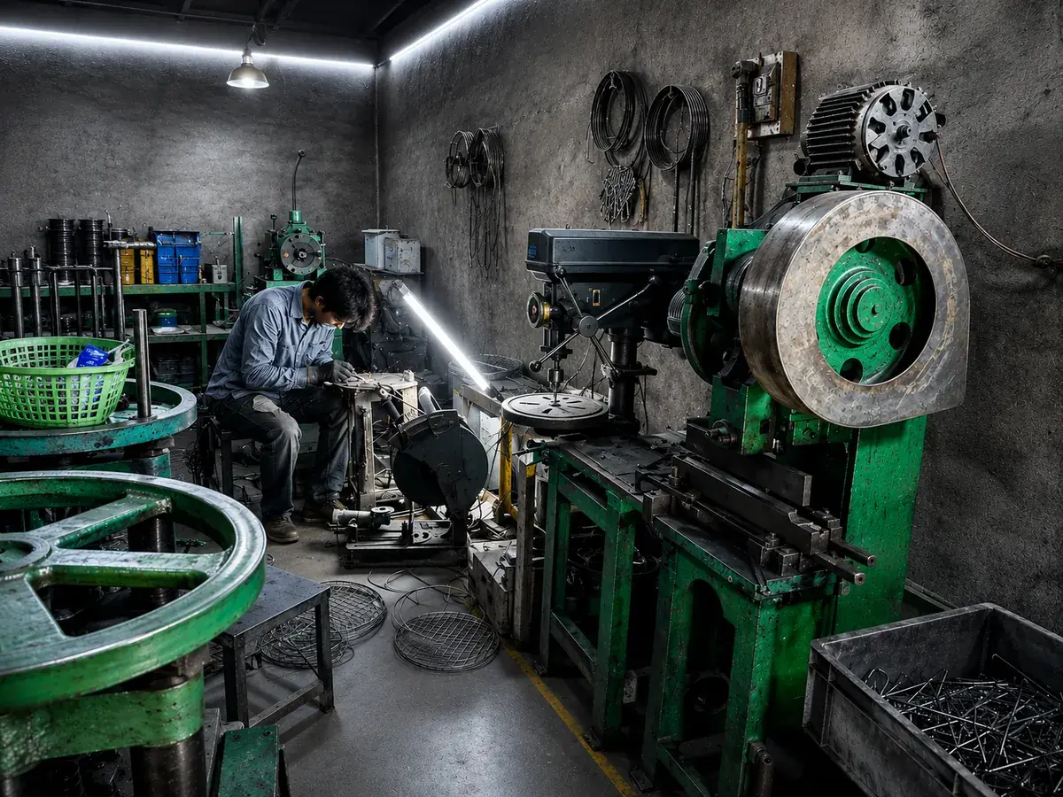 Production in progress at the Chetak Spring & Engineers manufacturing unit in Delhi