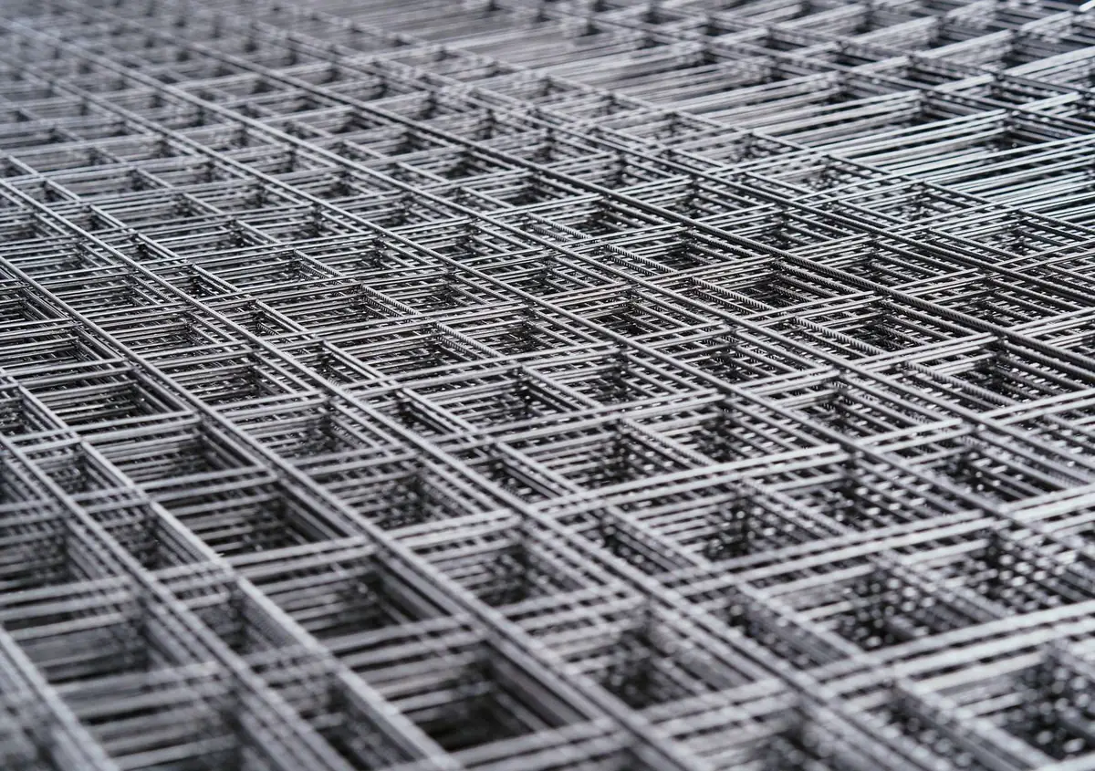 Stacked welded steel wire mesh panels