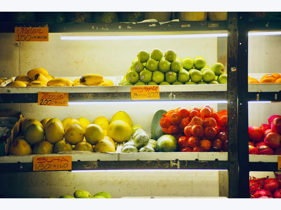 Fruit Display Rack