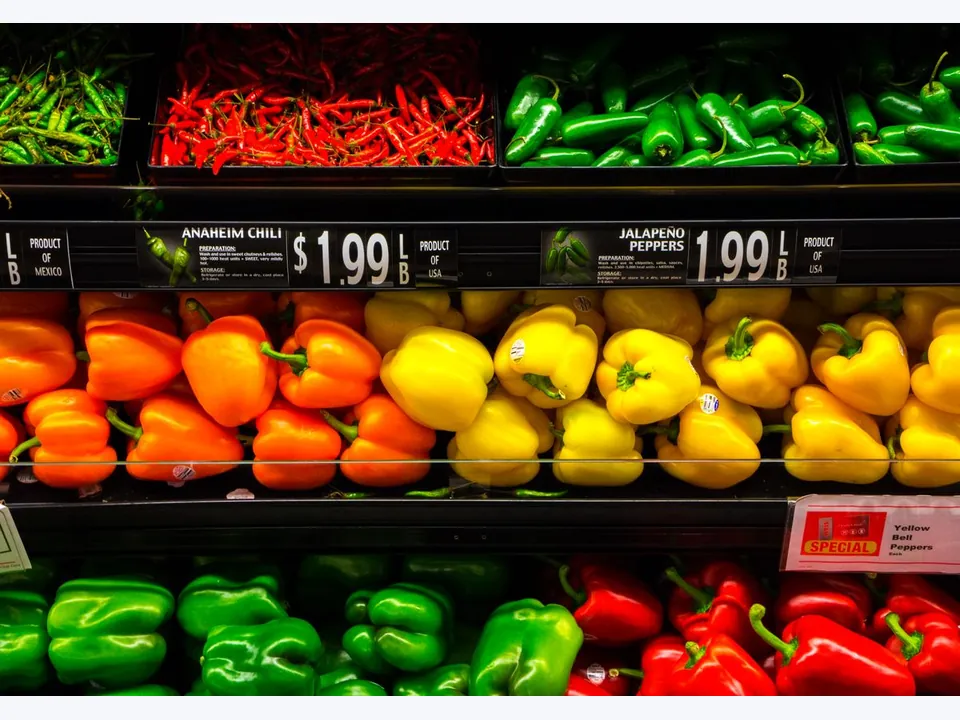 Vegetable Display Rack